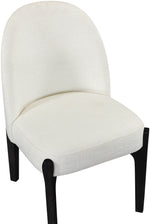 Torino - Upholstered Dining Chair With Brushed Black Base (Set of 2)