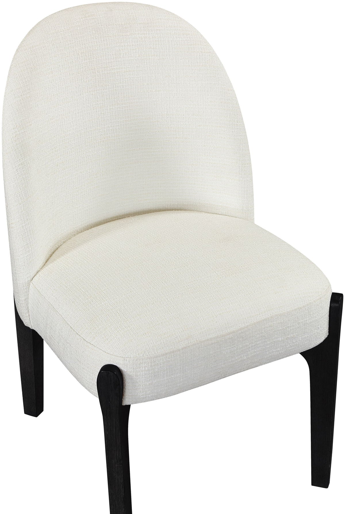 Torino - Upholstered Dining Chair With Brushed Black Base (Set of 2)