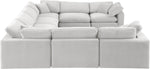Comfy - 8 Piece Velvet Modular Sectional