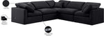 Indulge - Velvet 5 Piece Modular Corner Sectional