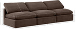 Indulge - Velvet 3 Seat Modular Armless Sofa