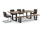 Taylor - X-Large 102" Modern Live Edge Wood Dining Table by VIG Furniture - View 2