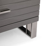 Splendor - Grey High Gloss Slatted Chest by VIG Furniture - View 4