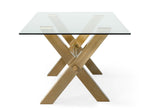Dandy - Modern Golden & Glass Dining Table by VIG Furniture - View 5