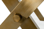 Dandy - Modern Golden & Glass Dining Table by VIG Furniture - View 8