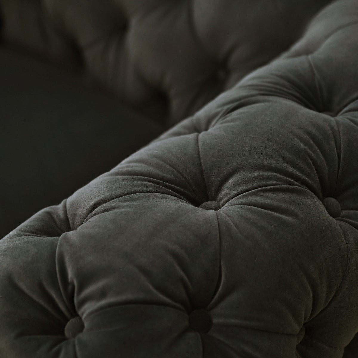 Sheila - Modern Dark Grey Fabric Loveseat by VIG Furniture - View 2