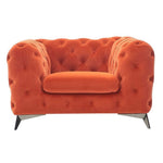 Delilah - Modern Orange Fabric Chair by VIG Furniture - View 1