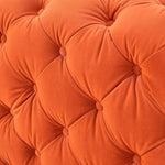 Delilah - Modern Orange Fabric Chair by VIG Furniture - View 3