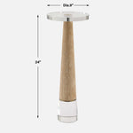 Niari - Travertine Drink Table - Light Brown