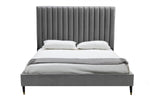 Hemlock - Modern Grey Velvet Bed by VIG Furniture - View 2