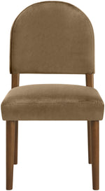 Varinelle - Velvet Dining Chair (Set of 2) - Walnut Frame
