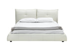 Patrick - Modern White Leather Bed by VIG Furniture - View 1