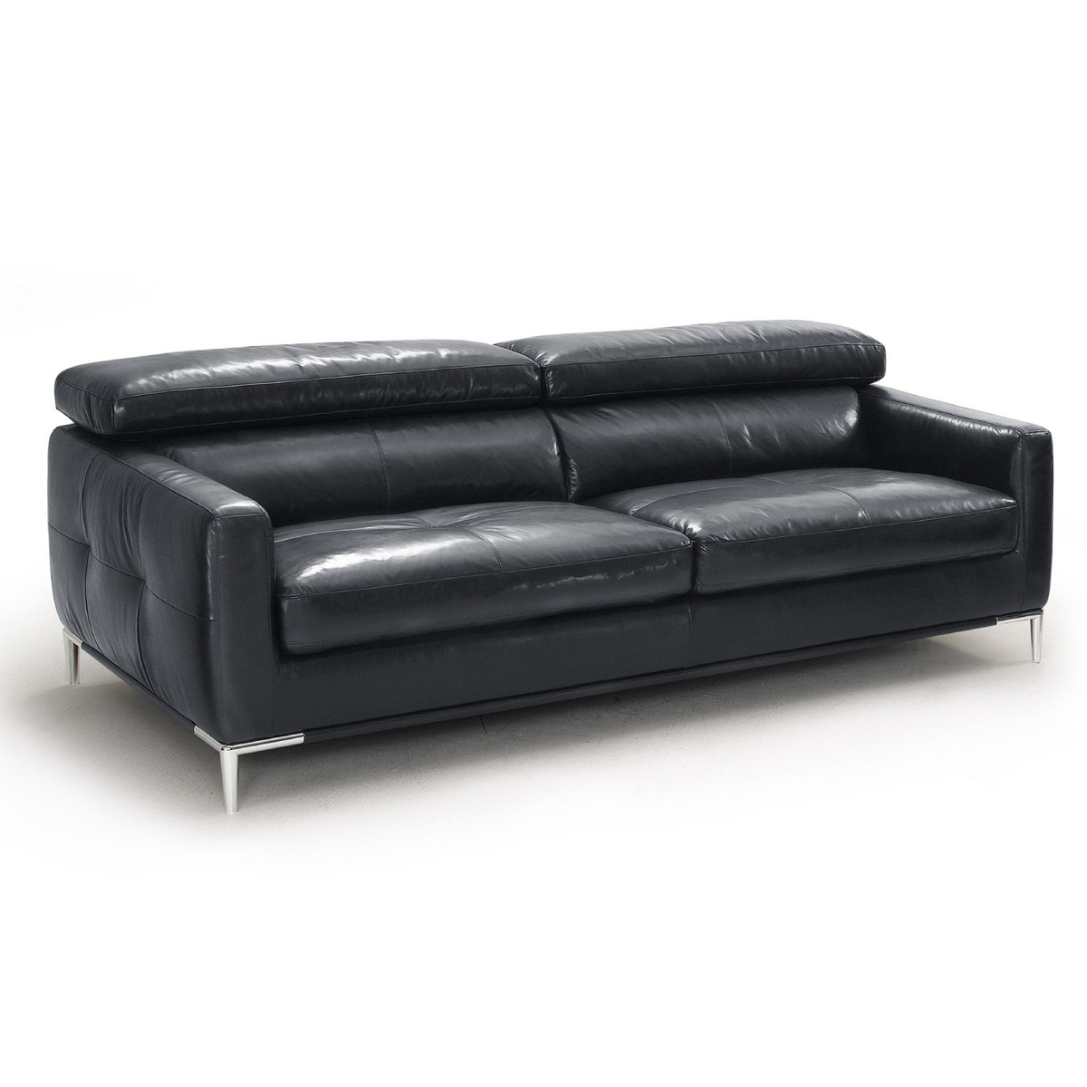 Natalia - Modern Black Leather Sofa by VIG Furniture - View 1