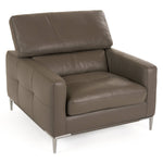 Natalia - Modern Dark Grey Leather Chair by VIG Furniture - View 1