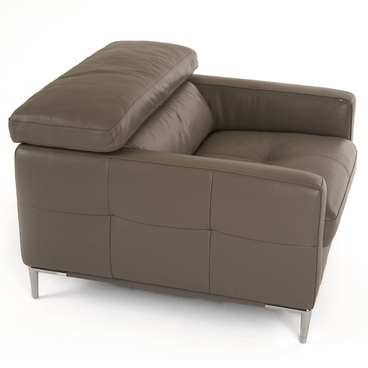Natalia - Modern Dark Grey Leather Chair by VIG Furniture - View 4