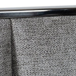 Eastern King Buckley - Grey & Black Stainless Steel Bedroom Set