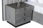 Buckley - Grey & Black Stainless Steel Bedroom Set by VIG Furniture - View 7