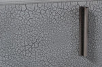 Califonia King Buckley - Grey & Black Stainless Steel Bedroom Set