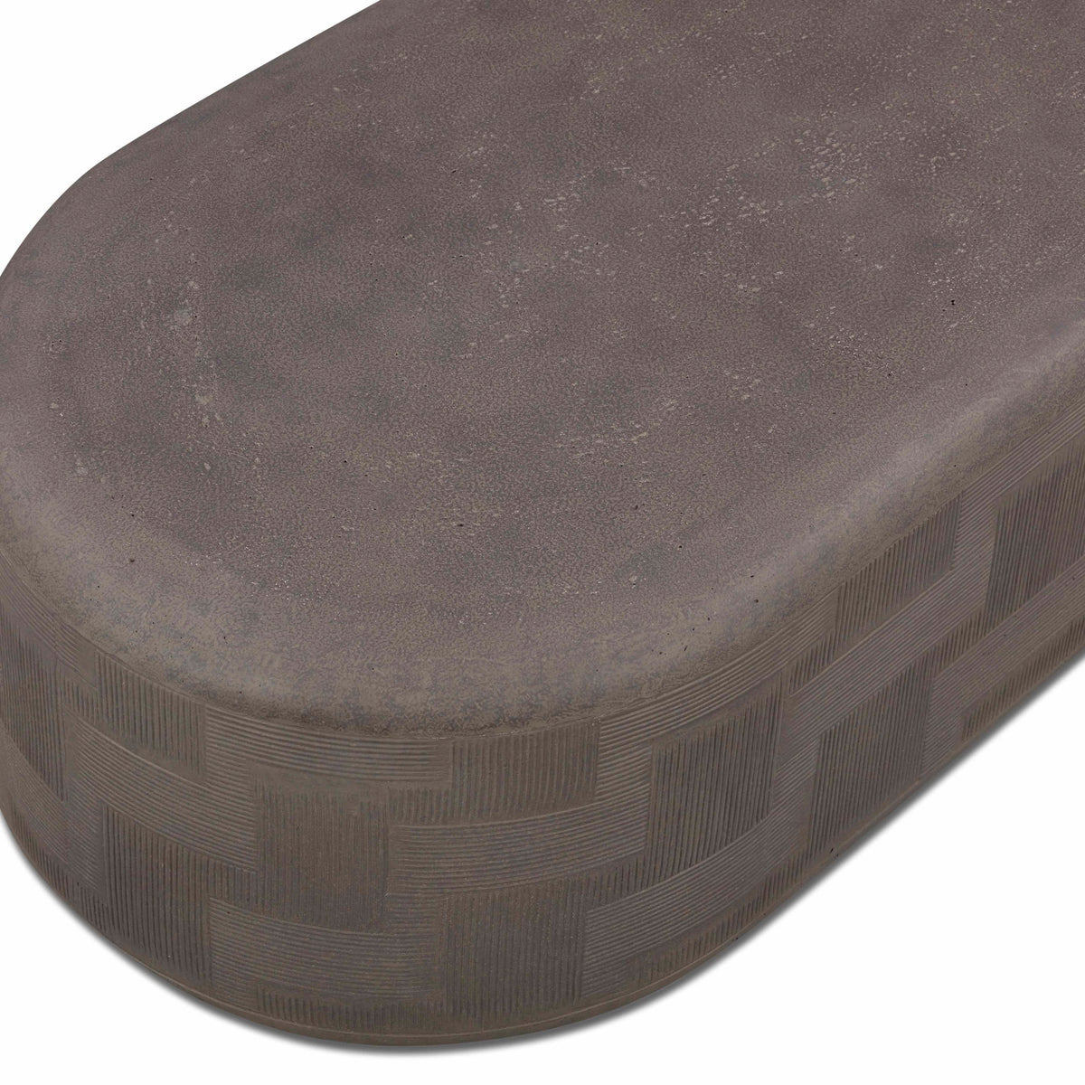 Suraya - Concrete Rounded Coffee Table