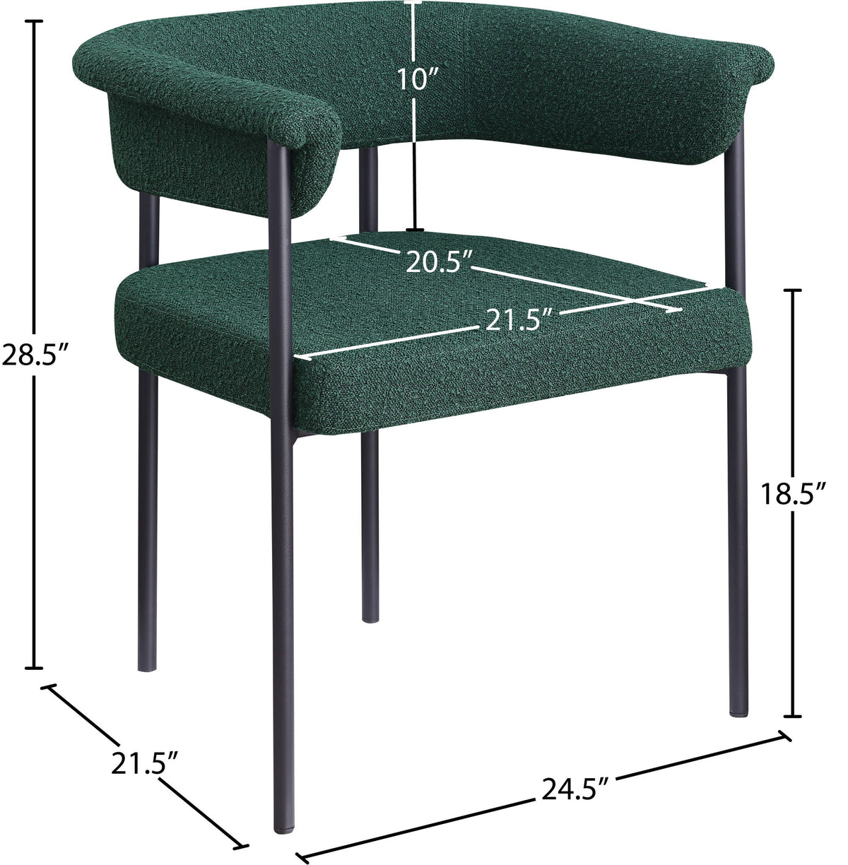Malin - Boucle Dining Chair (Set of 2)