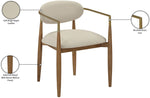 Riccio - Dining Arm Chair (Set of 2) - Walnut Frame