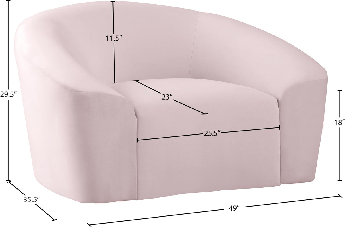 Riley - Velvet Arm Chair