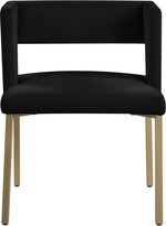 Caleb - Dining Chair with Gold Legs (Set of 2)
