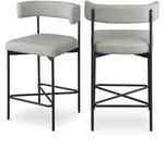 Rivage - Durable Stool With Black Frame (Set of 2)