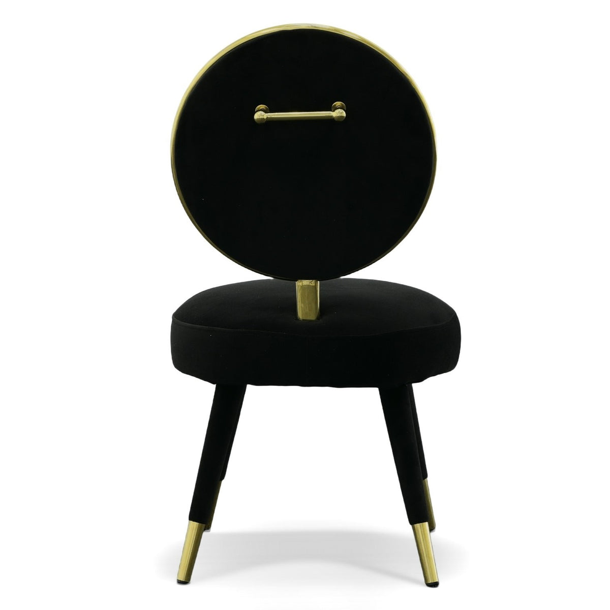 Haswell - Glam Black Velvet Accent Chair (Set of Two) by VIG Furniture - View 7