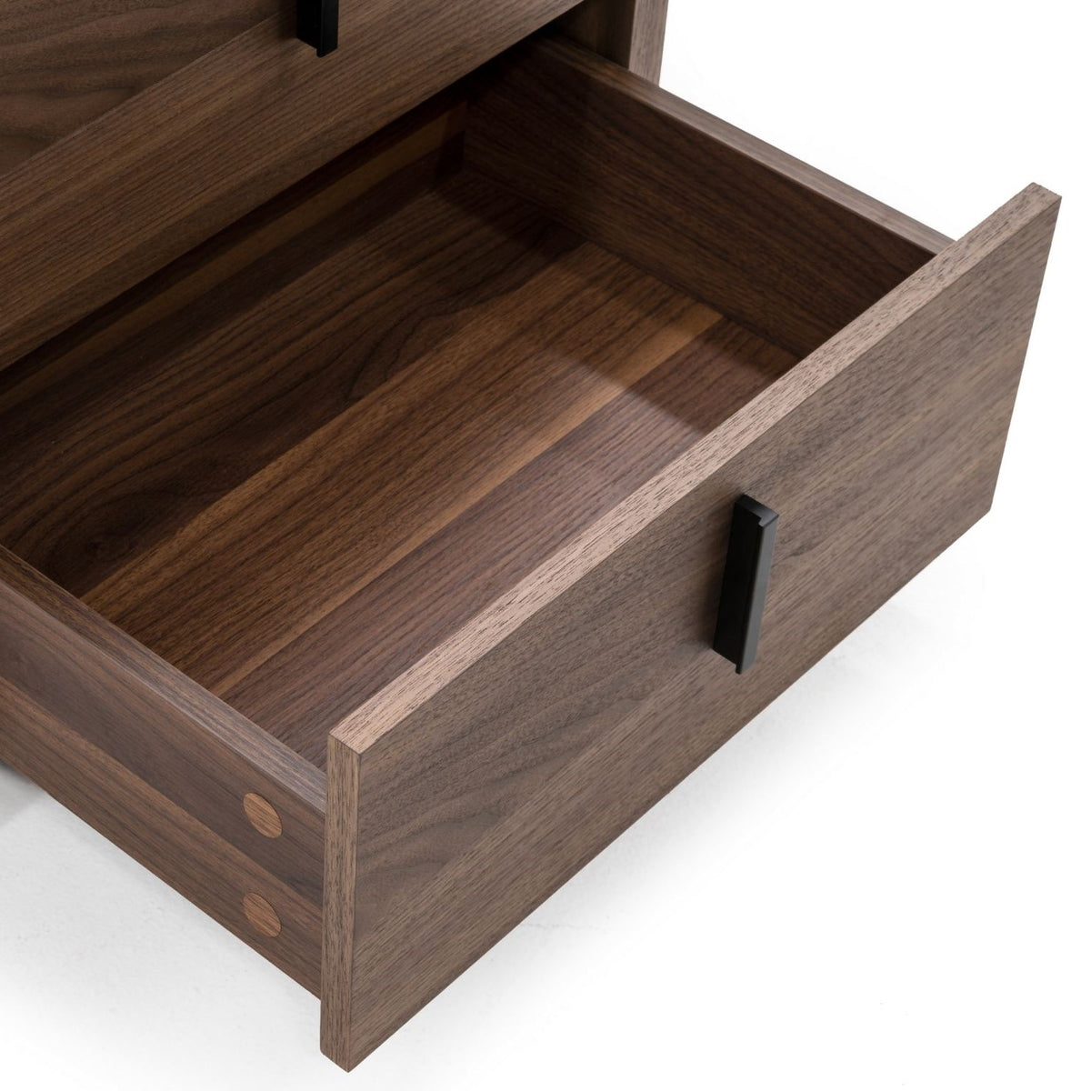 Chelton - Contemporary White Ceramic & Walnut Nightstand by VIG Furniture - View 3