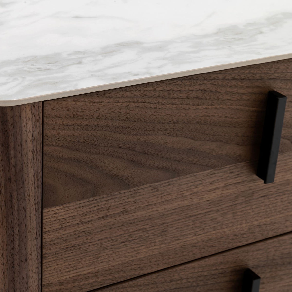 Chelton - Contemporary White Ceramic & Walnut Nightstand by VIG Furniture - View 5
