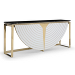Flavio - Gold + Marble Console Table by VIG Furniture - View 6