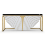 Flavio - Gold + Marble Console Table by VIG Furniture - View 1