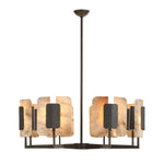 Open Book - Pendant - Dark Bronze / Beige