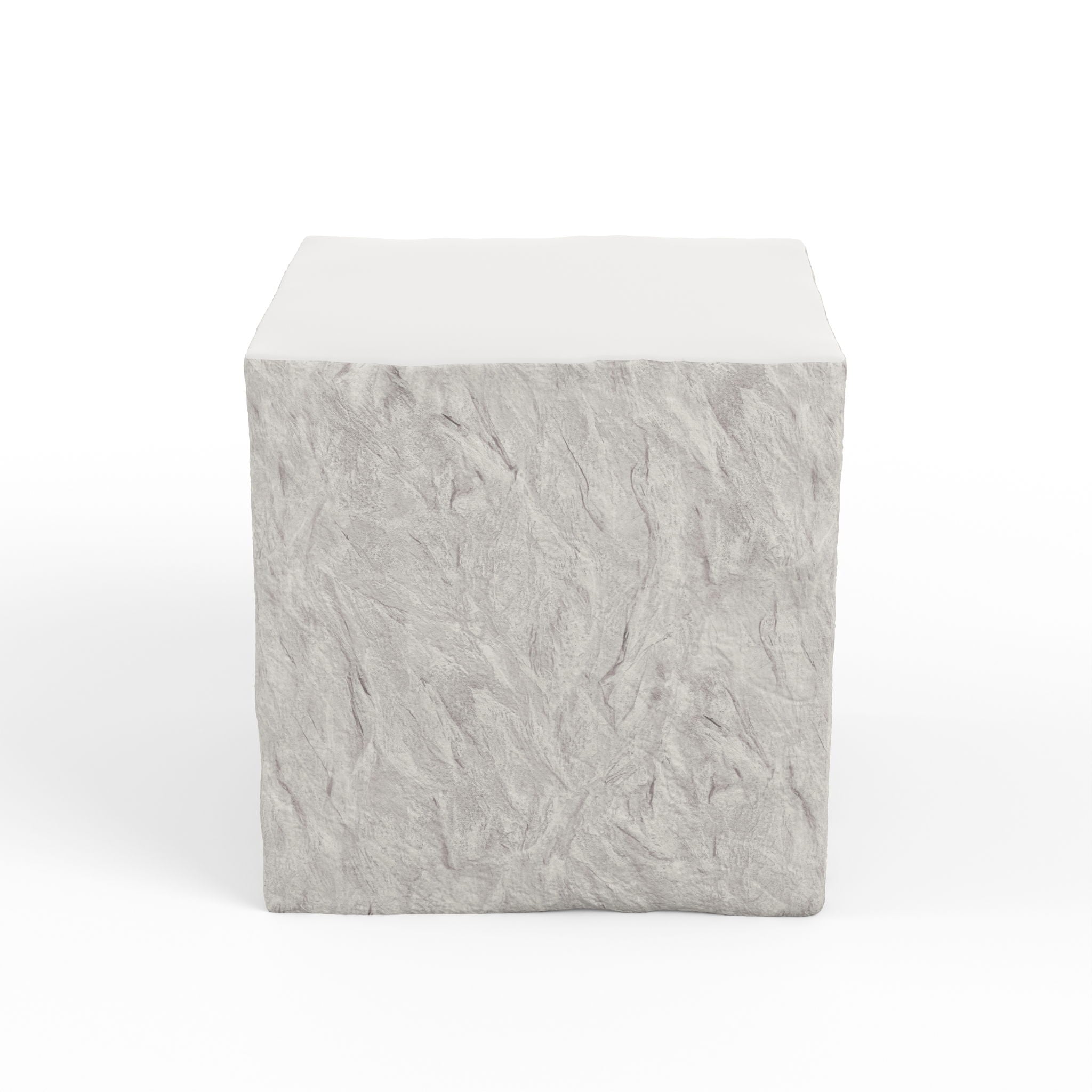 Bazaar - Antique End Table - Stone