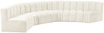 Arc - Velvet 6 Piece U-Shaped Modular Sofa