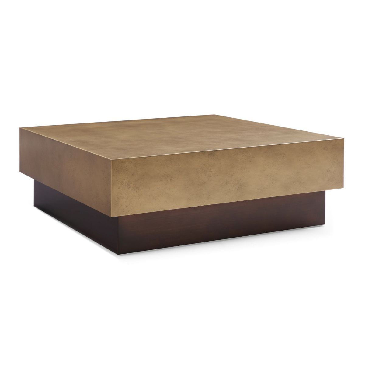Derek - Modern Metal & Antique Copper Coffee Table by VIG Furniture - View 2