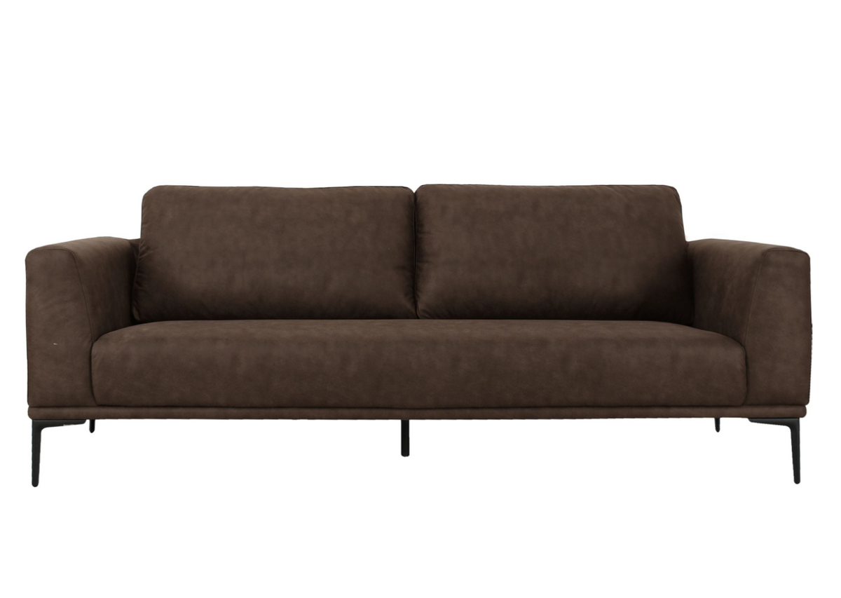 Jada - Modern Brown Fabric Loveseat by VIG Furniture - View 1