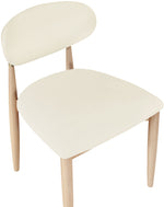Riccio - Faux Leather Dining Side Chair (Set of 2) - Natural Frame