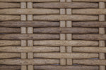 Havana - Round Daybed, With Self Welt - Canvas Flax / Dark Brown