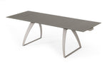 Pittson - Modern Extendable Grey Glass Dining Table by VIG Furniture - View 8