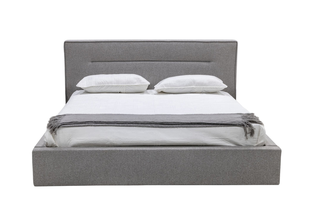 Juliana - Italian Modern Grey Upholstered Bed by VIG Furniture - View 1