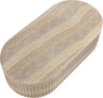 Catania - Concrete Indoor/Outdoor Coffee Table - Travertine
