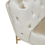 Stella - Transitional Beige Velvet Sofa by VIG Furniture - View 4