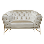 Stella - Transitional Beige Velvet Chair by VIG Furniture - View 1