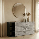 Maranello - Modern Grey Wash & Faux Marble Dresser by VIG Furniture - View 7
