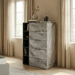 Maranello - Modern Grey Wash & Faux Marble Chest by VIG Furniture - View 6
