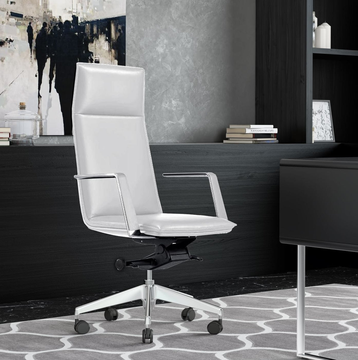 Gorsky - Modern White High Back Executive Office Chair by VIG Furniture - View 5