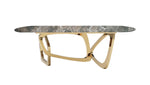 Colton - Modern Brown & Gold Dining Table by VIG Furniture - View 13