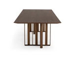 Livia - Modern Wenge & Gold Stainless Steel Dining Table by VIG Furniture - View 4